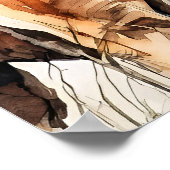 ブラッドハウンド – ドッグアートプリント ポスター (角)