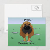 ブラッドハウンド – ドロー…だから私は… ポストカード (正面/裏面)