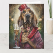 ブラッドハウンド ニューイヤー カード (正面)