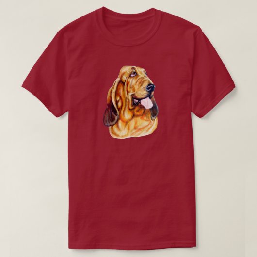 ブラッドハウンド・バスト Tシャツ (デザイン正面)