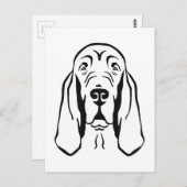 ブラッドハウンド ポストカード (正面/裏面)