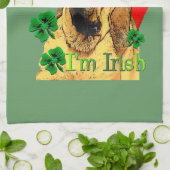 ブラッドハウンドst patricks キッチンタオル (折り畳み)