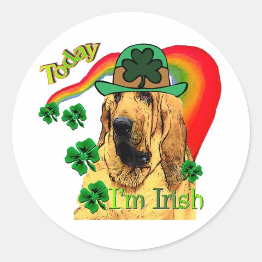 ブラッドハウンドst patricks ラウンドシール (正面)