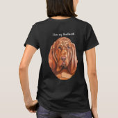 ブラッドハウンドTシャツ Tシャツ (裏面)