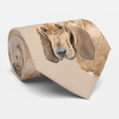 ブラッドハウ絵画ンドのかわいいオリジナル犬の芸術 ネクタイ (ロール)