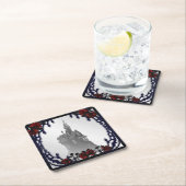 ブラッドバラゴシックマンションハロウィーン スクエアペーパーコースター (インサイチュ)