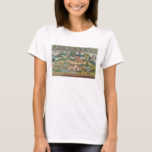 ブラッドフォードのテーブルのカーペット、田園lの場面の詳細 tシャツ