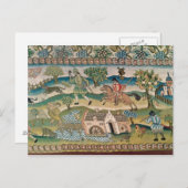 ブラッドフォードテーブルカーペット、農村のシーンの詳細 ポストカード (正面/裏面)