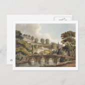 ブラッドフォード、Viのシ図解入りの、写真付きのリーズによる「バス」から ポストカード (正面/裏面)