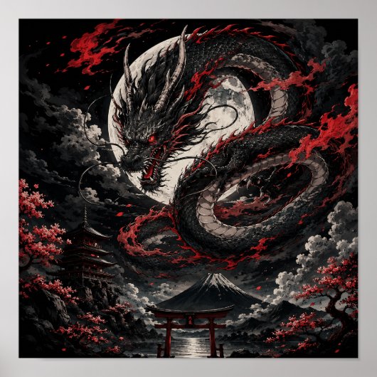 ブラッドムーンドラゴン ポスター (正面)