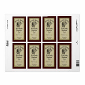 ブラッドムーンハロウィーンラベル ラベル (フルシート)