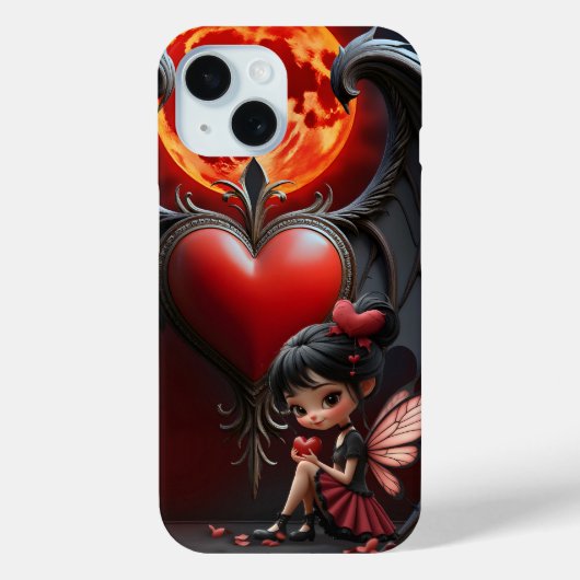 ブラッドムーンバレンタインフェアリー Case-Mate iPhoneケース (裏面)