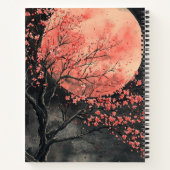ブラッドムーン桜墨絵 (2) ノートブック (裏面)