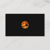 ブラッドムーン&キャットシルエットハローウィンパーティチケット エンクロージャーカード (裏面)