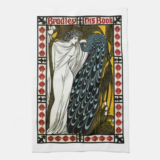 ブラッドリー:彼の著書 キッチンタオル (縦)