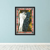 ブラッドリー：彼の著書 キャンバスプリント (インサイチュ (ウッドフロア))