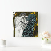 ブラッドリー：彼の著書 スクエア壁時計 (ホーム)