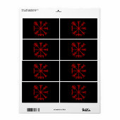 ブラッドレッドヴィーサー(バイキングコンパス) ラベル (フルシート)