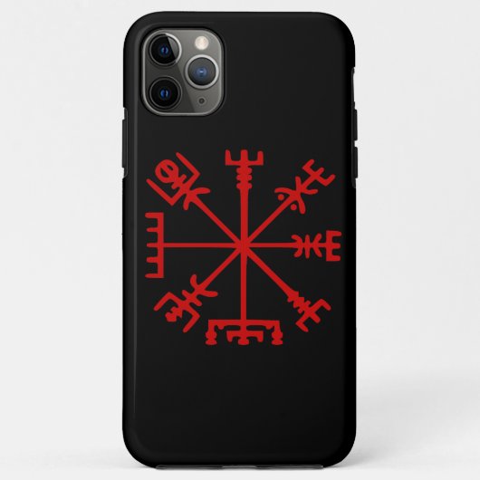 ブラッドレッドヴィーサー(バイキングコンパス) Case-Mate iPhoneケース (裏面)