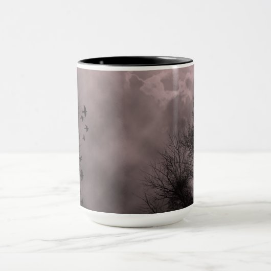 ブラッドレッド幽霊のよく出るスカイとラヴェンス マグカップ (中央)