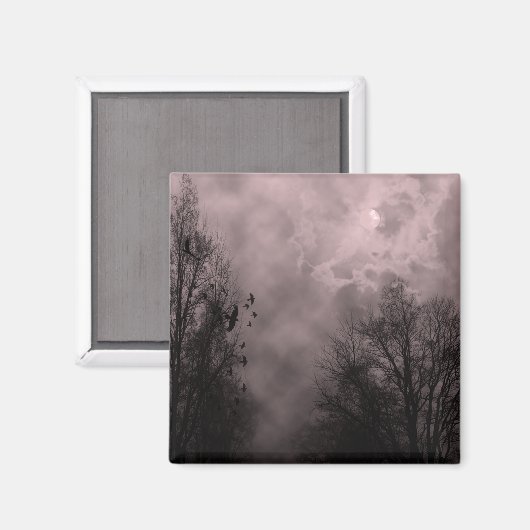 ブラッドレッド幽霊のよく出るスカイとラヴェンス マグネット (正面/裏面)