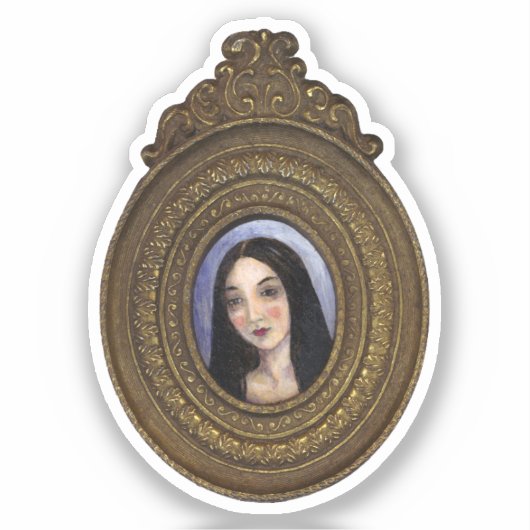 ブラッド絵画ティーと赤い紐からマウスのレア シール (正面)