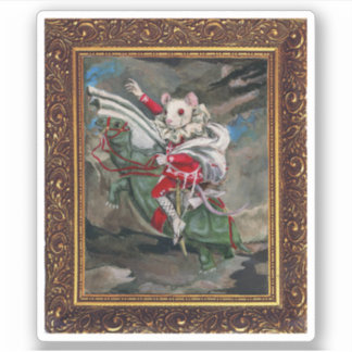 ブラッド絵画ティーと赤い紐からマウスのレア シール