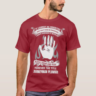 ブラッド・スウェット・アンド・ティアーズの配管工シャツ Tシャツ