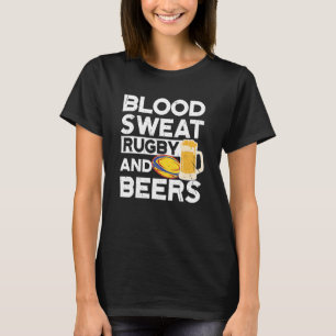 ブラッド+スウェット+ラグビー+ビール ルーマニア ラグビー Tシャツ