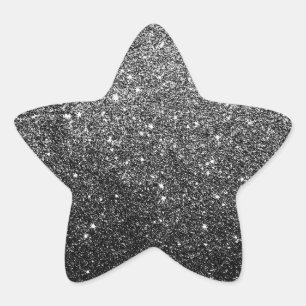 ブラッフェイククグリッター 星シール