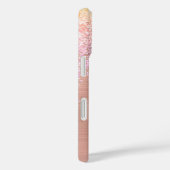 ブラッフェイクシュバラ金ゴールドメタル、グリッター、スクリプト名 Case-Mate iPhoneケース (裏面 / 右)