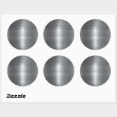 ブラッフェイクシュ金属ステンレス鋼の背景 ラウンドシール (シート)