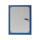 ブラッフェイクシュ金属;姿スケートで滑る ノートパッド (回転)