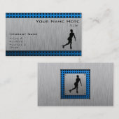 ブラッフェイクシュ金属；姿スケートで滑る 名刺 (正面/裏面)