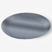 ブラッフェイクシュ鋼のエレガント背景 ペーパープレート (アングル)