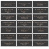 ブラッフォーマルク王室の結婚ズゲスト住所 シール (正面)