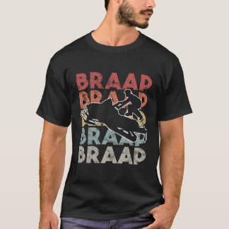 ブラップスノーモービルIスノースレッド Tシャツ