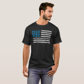 ブラップブラップクワッド米国国旗 Tシャツ (正面フル)