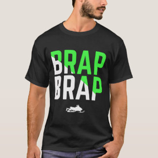 ブラップブラップ スノーモービル フード付き グリーン エディション Tシャツ
