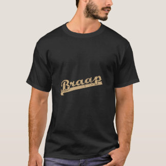 ブラップ2ストロークダートバイクのノイズフード付 Tシャツ