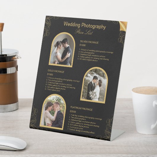 ブラッモダンクの写真結婚価格表 台座サイン (インサイチュ)