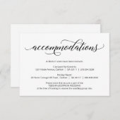 ブラッモダンク結婚の書、宿泊施設 エンクロージャーカード (正面/裏面)