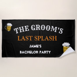 ブラッモダンク結婚バチュラーパーティGroomsmen ビーチタオル