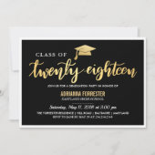 ブラッモダンク金ゴールド| 2018年大学院脚本 招待状 (正面)