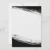 ブラッモダンク&金ゴールド水色ジオメトリ婚約 招待状 (裏面)