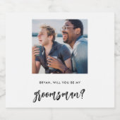 ブラッモダンシュは私のgroomsmenの提案になる ビールラベル (シングルラベル)