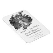 ブラッモダンシュストローク写真の保存日付 | ヘビーホワイト マグネット (右側)