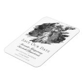 ブラッモダンシュストローク写真の保存日付 | ヘビーホワイト マグネット (左側)