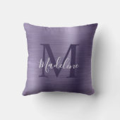 ブラッモダンシュ金属紫モノグラム クッション (裏面)