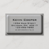 ブラッモダンシュ金属 名刺 (裏面)